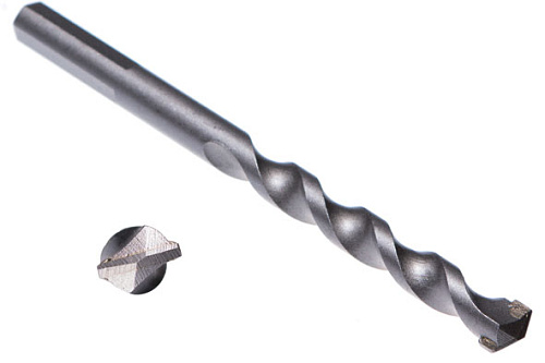  Сверло по бетону, две режущие кромки, трёхгранный хвостовик, 6 х 200 мм (Hobbi) (шт.) 