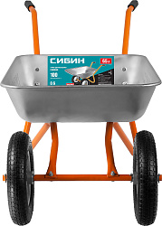  Тачка садовая двухколесная, 100 кг, СТ-21, СИБИН 