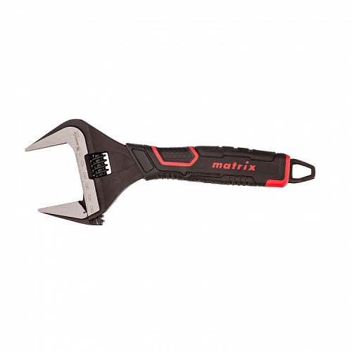  Ключ разводной, тонкие губки, фосфатированный, 2-х комп рукоятка, 250 мм, PRO// Matrix 