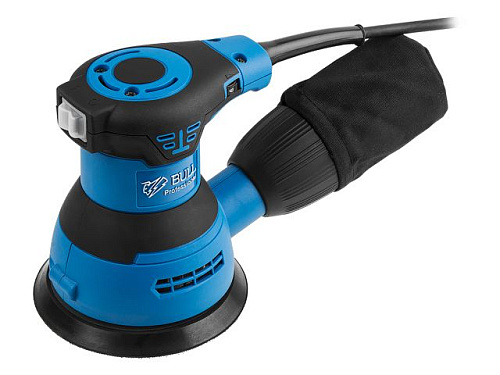  Эксцентриковая шлифмашина BULL OS 1235 в кор. 350 Вт, 125 мм, 8000-12000 об/мин, рег. об. 