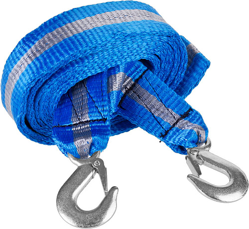  Трос буксировочный, 2 крюка, сумка, 5м, 5т ЗУБР "ЭКСПЕРТ" 