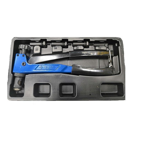  Заклепочник, для резьбовых заклепок М3-М6 ЗУБР Р-М6 в кейсе Профессионал, 31055 