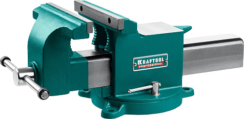 KRAFTOOL STEEL, 200 мм, стальные слесарные тиски 