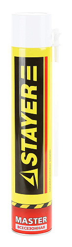  Пена STAYER BlackMAX монтажная, адаптерная, всесезонная, 750мл (12 шт) 