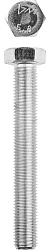  Болт с шестигранной головкой М16x120мм, ГОСТ 7798-70, кл.пр. 5.8, оцинк., 5кг ЗУБР "МАСТЕР" 