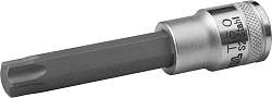  Бита с торцевой головкой T60 1/2", удлиненная, S2, TORX, сатин., KRAFTOOL INDUSTRIE QUALITAT 