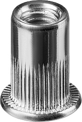  Резьбовые заклепки Nut-S, М12, 100 шт, стальные с насечками, KRAFTOOL 