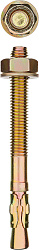  Анкер клиновой, М10 x 95 мм, 40 шт, желтопассивированный, ЗУБР 