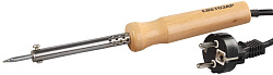  Паяльник MAXTerm с деревянной рукояткой, жало - конус, STAYER 55310-25, 25 Вт 