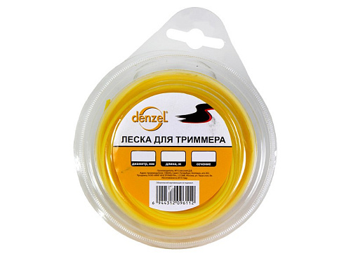  Леска для триммера звезда, 1,3мм х 15м (Yard) (шт.) 