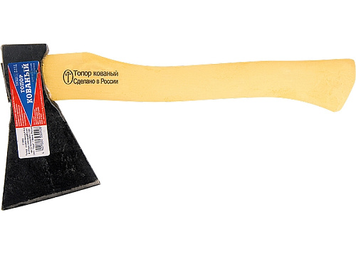  Топор 1200 г, в сборе, кованый, деревянное топорище 500 мм (Труд) 
