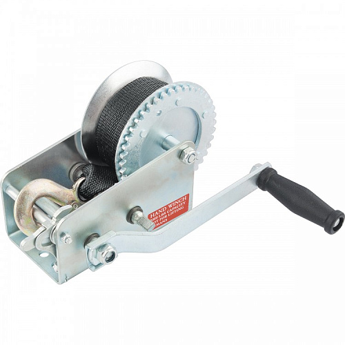  Лебедка шестеренчатая, тяга - 0,8 т, ленточная// MATRIX 