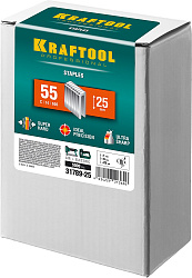  Скобы Kraftool тип 55 31789-25 (5000 шт) 