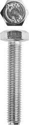  Болт с шестигранной головкой М10x55мм, ГОСТ 7798-70, кл.пр. 5.8, оцинк., 5кг ЗУБР "МАСТЕР" 