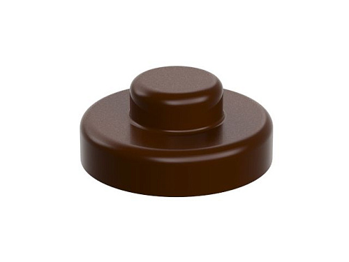  Колпачок для кровельного самореза т.коричн. (500 шт в пакете) 