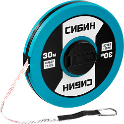 Мерная лента СИБИН фиберглассовая, 30м 