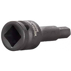  Головка торцовая H9 ударная (1/2"), HEX, Cr-Mo, фосфатированная, KRAFTOOL "INDUSTRIE QUALITAT" 