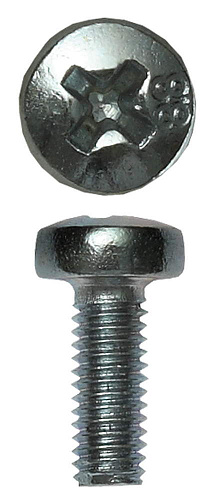  Винт ПР c полукруглой головкой М4х40 мм оцинкованный DIN7985 РечМЗ (1000 шт) 