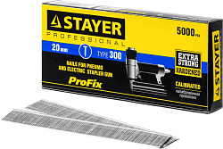  Гвозди тип 300, 20мм, особотвердые, 5000шт, STAYER "PROFESSIONAL" 31530-20 