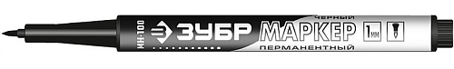  Маркер перманентный заостренный МП-100 красный, 1 мм ЗУБР 