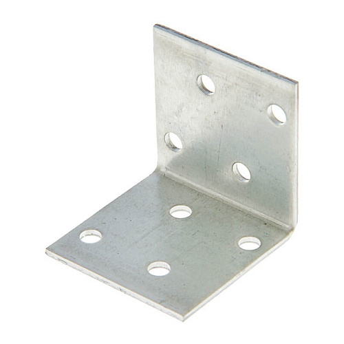  Уголок крепежный 40х40х60х2 мм, оцинк. 