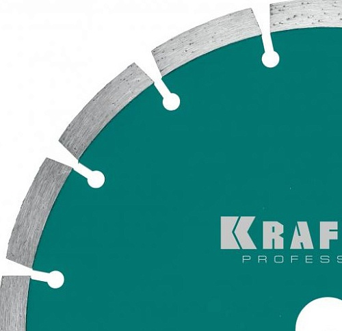  Диск алмазный сегментный по железобетону и бетону KRAFTOOL Universal 230х22 мм 36680-230 