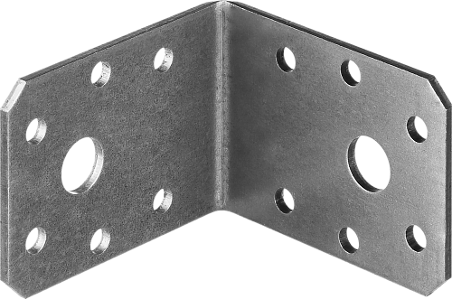  Крепежный уголок УК-2.5 65х145х145 х 2.5мм ЗУБР (20 шт) 