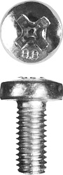  Винт DIN 7985, M5x10мм, кл.пр. 4.8, оцинкованный, 5кг ЗУБР "МАСТЕР" 