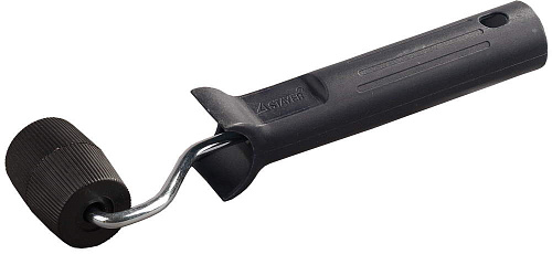  Валик прижимной STAYER БОЧКА в сборе, пластмассовый, бюгель 6мм, 45мм 