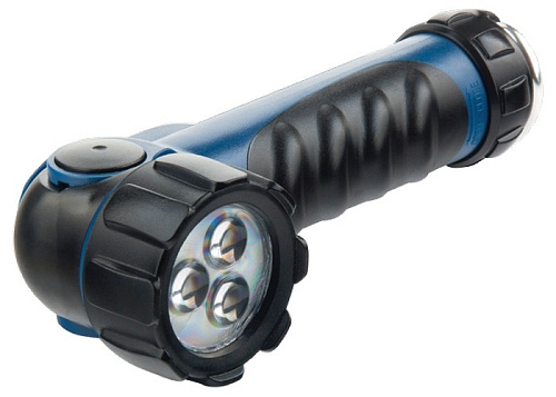  Фонарь светодиодный, противоударный, влагозащищённый,  3 ярких Led, 2хLR20// Stern 
