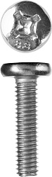  Винт DIN 7985, М3x12 мм, кл.пр. 4.8, оцинкованный, 5кг ЗУБР "МАСТЕР" 