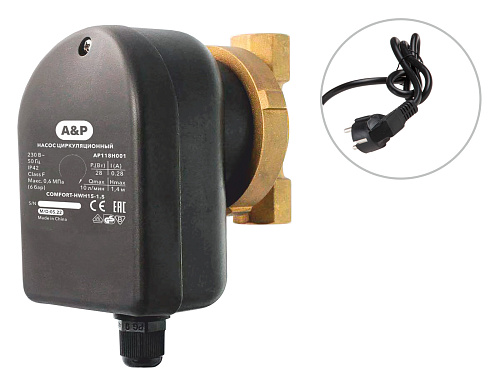  Насос циркуляционный COMFORT-HWH15-1.5, A&P 