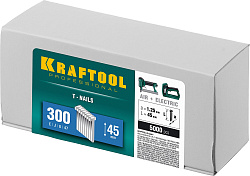  Гвозди для нейлера 45 мм тип 300, 5000 шт KRAFTOOL 