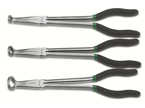  Длинногубцы 280мм с круглым захватом d13мм TOPTUL (DFAE1211) 