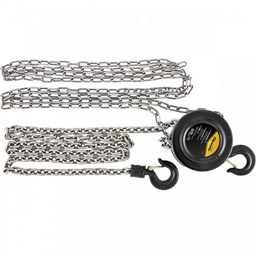  Таль цепная, 2 т, h  подъема 2,5 м, расстояние между крюками 380 мм// SPARTA 