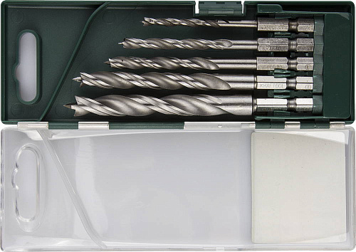  Набор сверл по дереву в боксе (5 шт; 4-10 мм) KRAFTOOL 29402-H5 