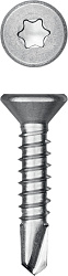  Нержавеющие саморезы DS-C с потайной головкой, 19 х 3.5 мм, 800 шт, KRAFTOOL 
