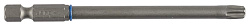  Бита торсионная кован., обточенная, хромомолибденовая ст., хв. E1/4", T30, 100мм, ЗУБР "ЭКСПЕРТ" 1шт 