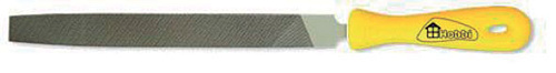  Напильник плоский, пластмассовая рукоятка, 250мм, №1 (Hobbi) (шт.) 