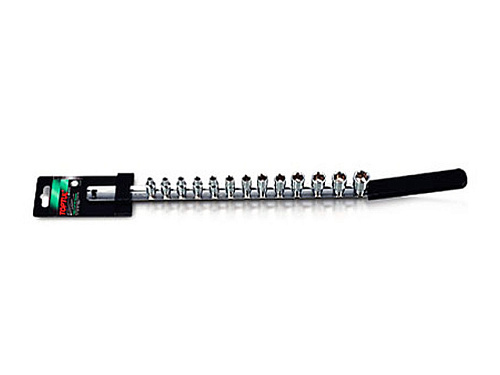  Набор головок 1/4" 4-14мм 6гр. 13шт на подвесе TOPTUL (GAAQ1308) 