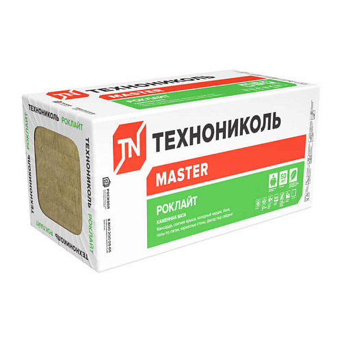  Утеплитель Технониколь Роклайт 1200х600х50 мм, 12 шт 