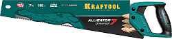  Ножовка универсальная "Alligator 7", 500мм, 7 TPI 3D зуб, KRAFTOOL 
