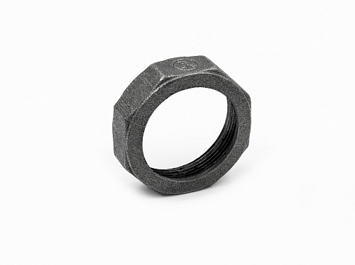  Контргайка 1/2" чугун черн., AV Engineering 