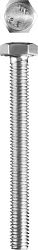  Болт с шестигранной головкой М6x60мм, ГОСТ 7798-70, кл.пр. 5.8, оцинк., 5кг ЗУБР "МАСТЕР" 