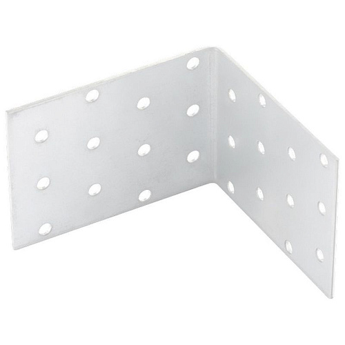  Крепежный уголок равносторонний оцинкованный 40х40х20 мм (1 шт), шт 