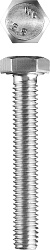  Болт с шестигранной головкой М16x100мм, ГОСТ 7798-70, кл.пр. 5.8, оцинк., 5кг ЗУБР "МАСТЕР" 