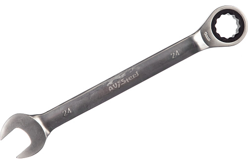  Комбинированный ключ с трещоткой 24мм AV Steel AV-315024 
