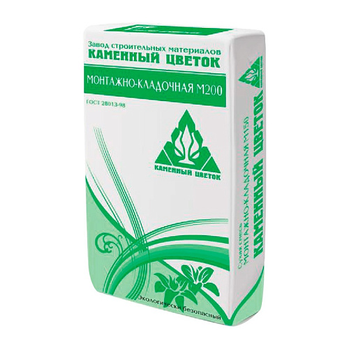  Смесь сухая кладочная Каменный Цветок М-200, 50 кг 