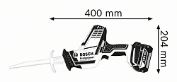  Пила сабельная аккумуляторная "Bosch" GSA 18 V-LI C (без акк.) 0.601.6A5.001 