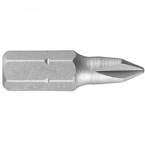  Биты Ph2 х 50мм, 2шт, тип хвостовика Е 1/4", STAYER "PROFI" 